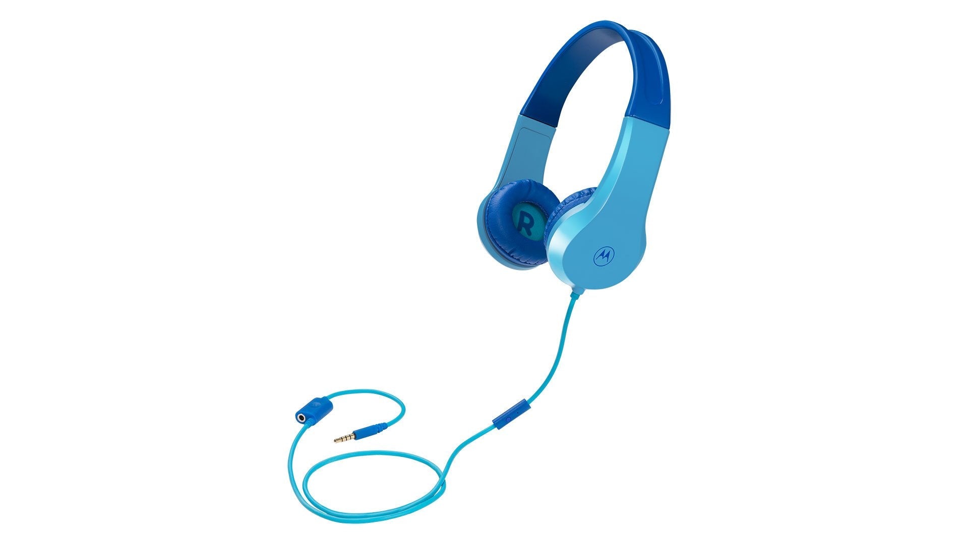 Auriculares Motorola Moto Jr200 Jack 3.5mm Microfono Azul