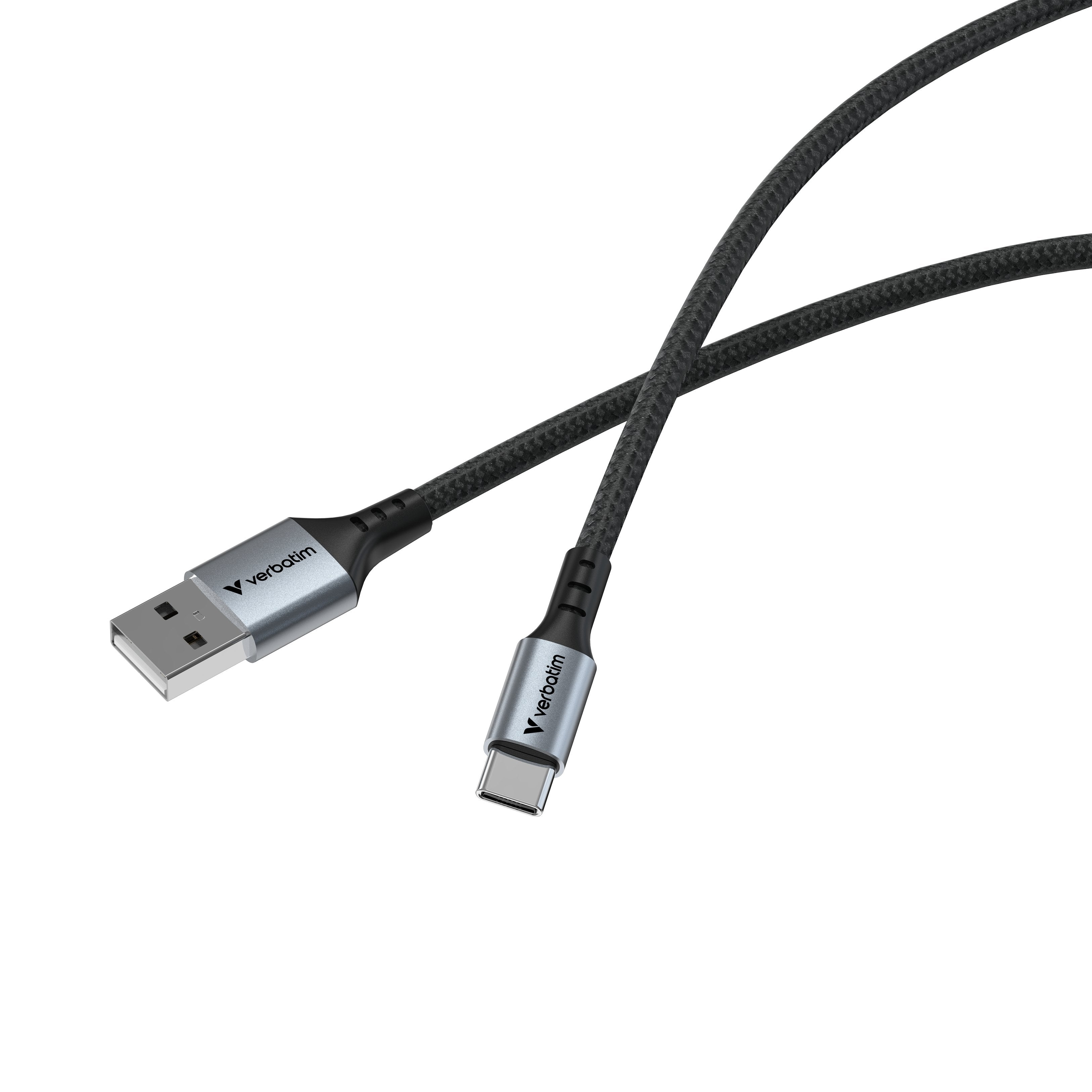 Verbatim Sync & Charge Usb-A Auf Usb-C 18w 120 Cm Gris