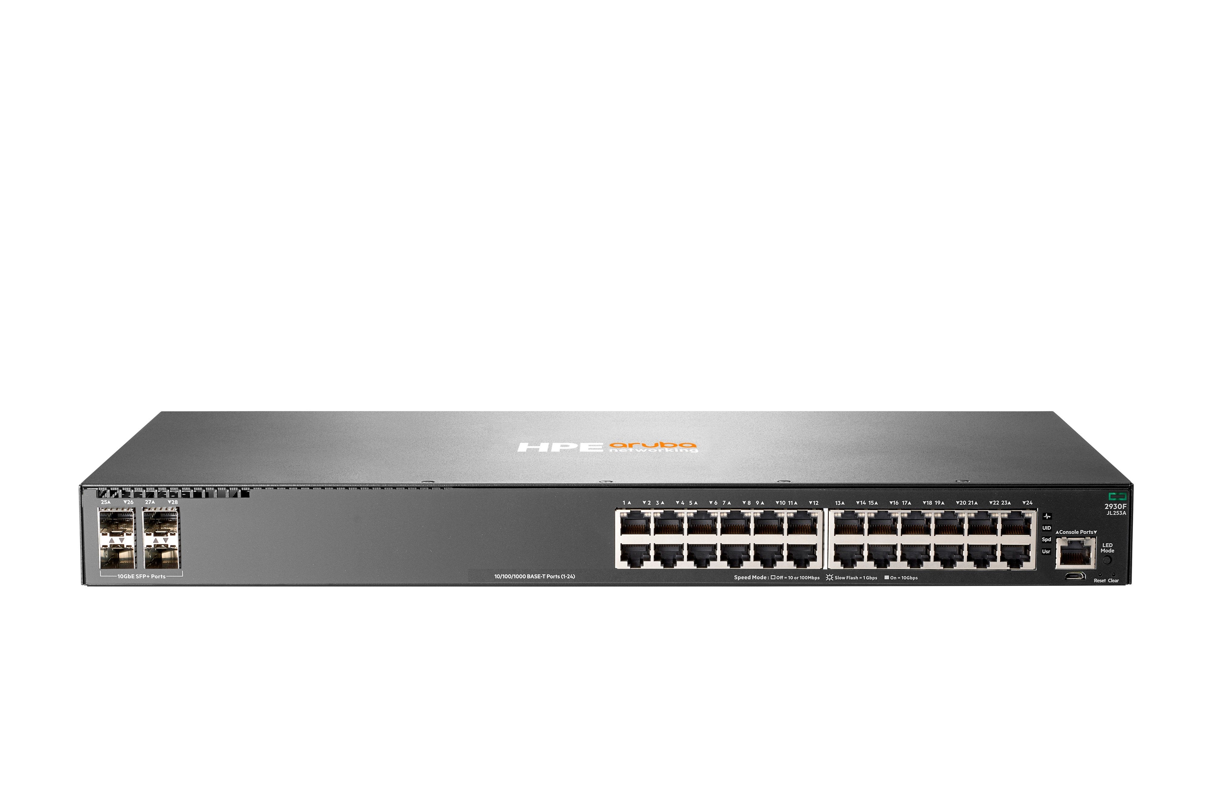 Hpe Aruba 2930f 24g 4sfp Switch