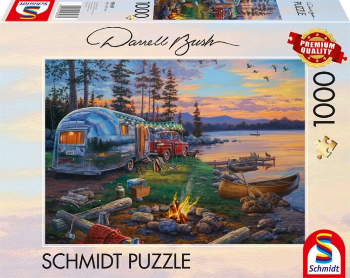 Juegos Schmidt Darrell Bush: Campingidyll Am Ver, Puzzle 1000 Parts 58533