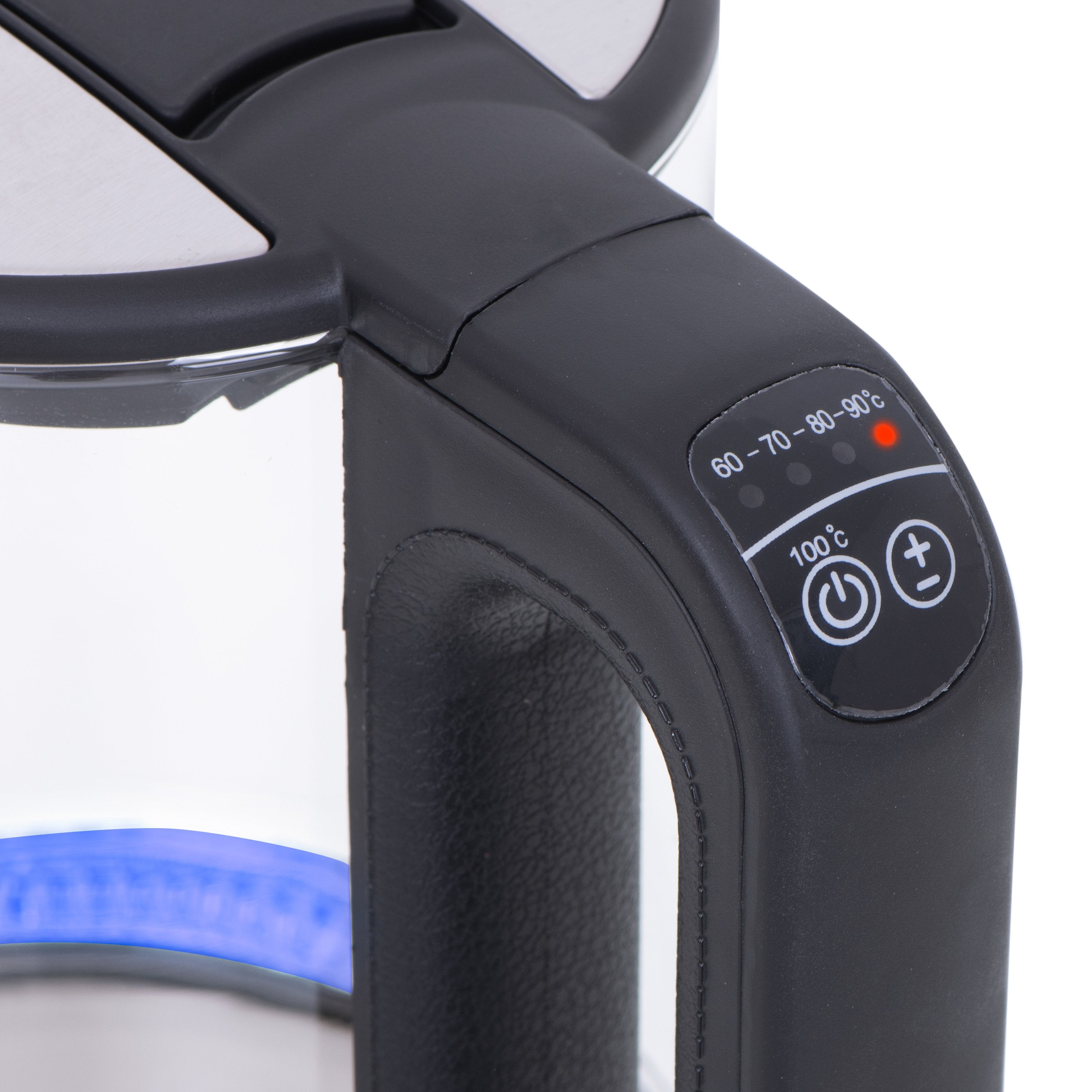 Tetera Mesko Home Ms 1301b Eléctrica 1,7 L 2200 W Negro, Acero Inoxidable, Transparente