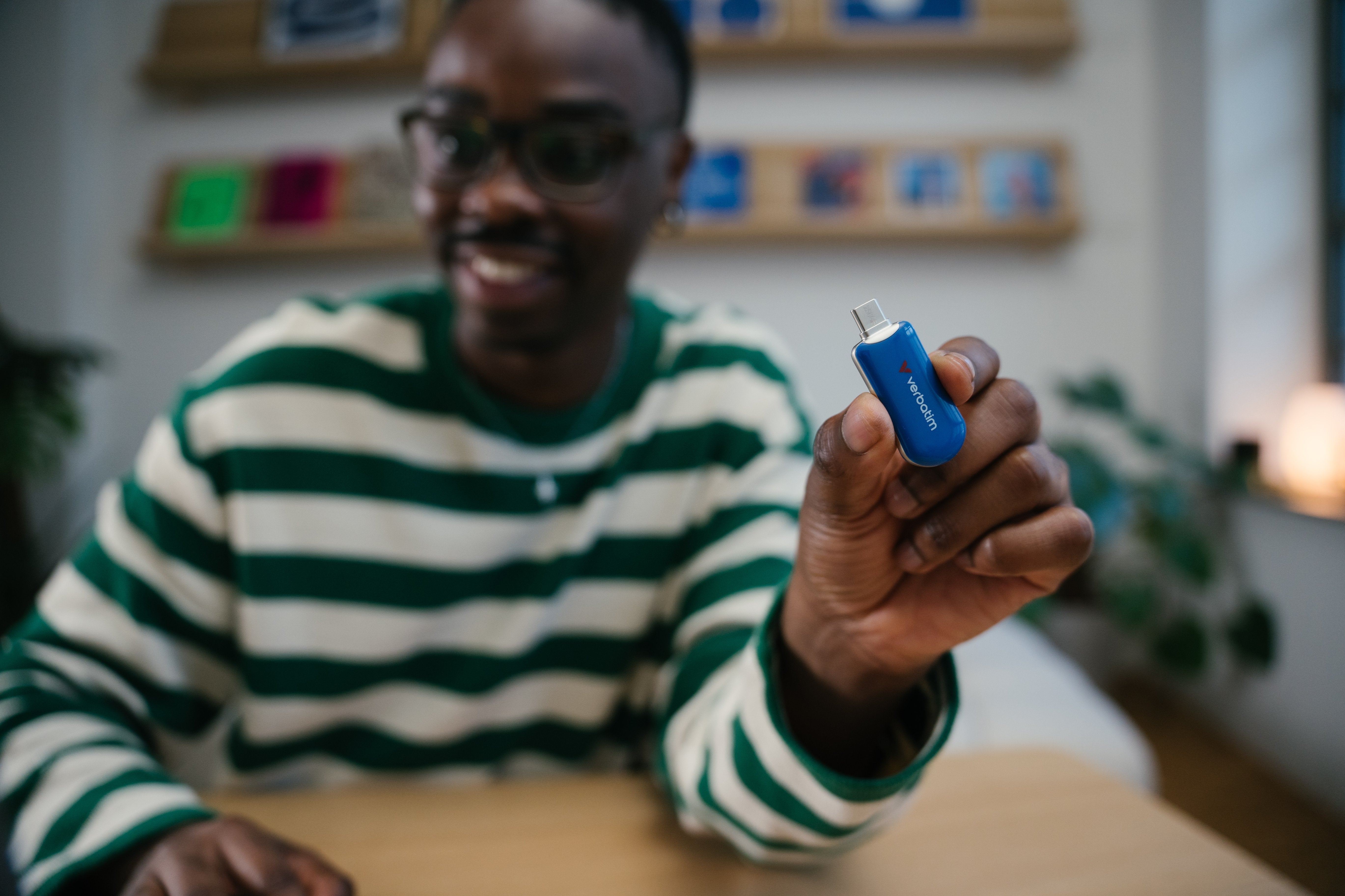 Verbatim Plectra Blue 256gb Usb-C Flash Drive 30234