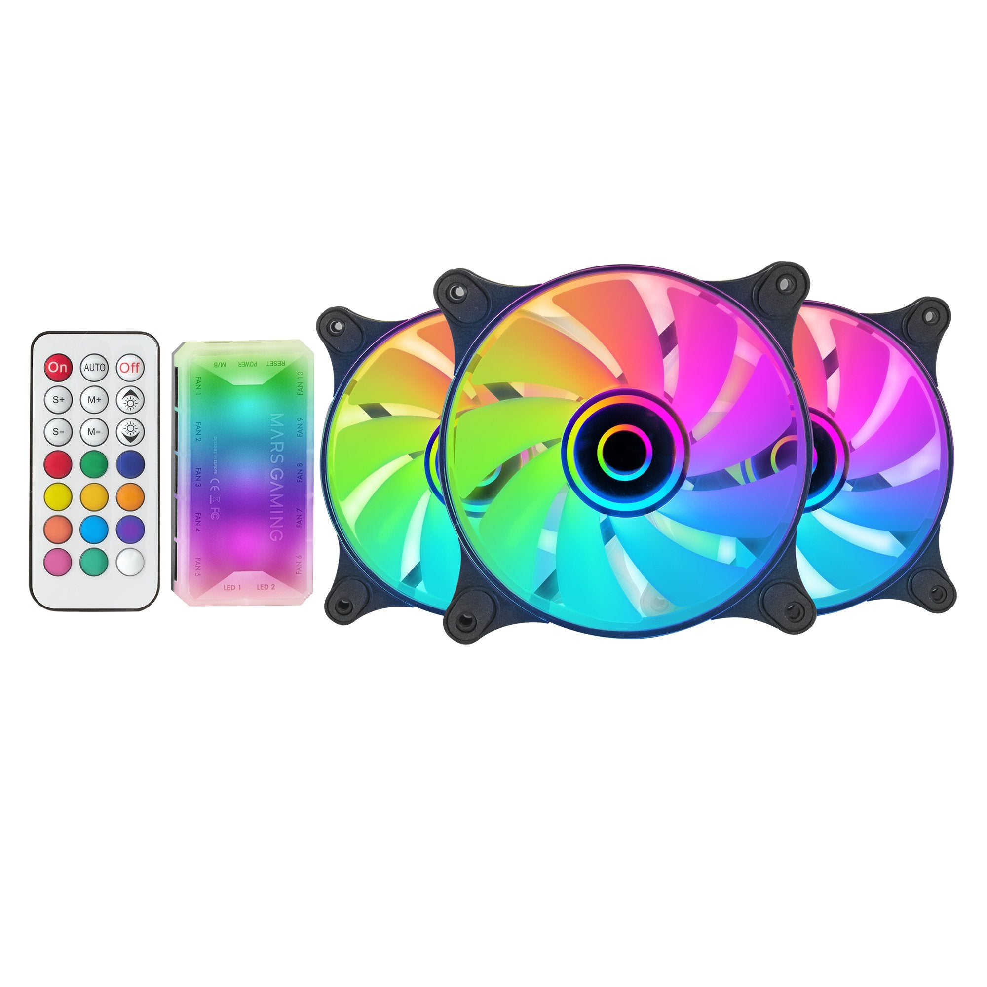 EAN 8435693102861 - Mars Gaming MF3DKIT sistema de refrigeración para ordenador Carcasa del ordenador Ventilador 3 pieza(s) imagen 2