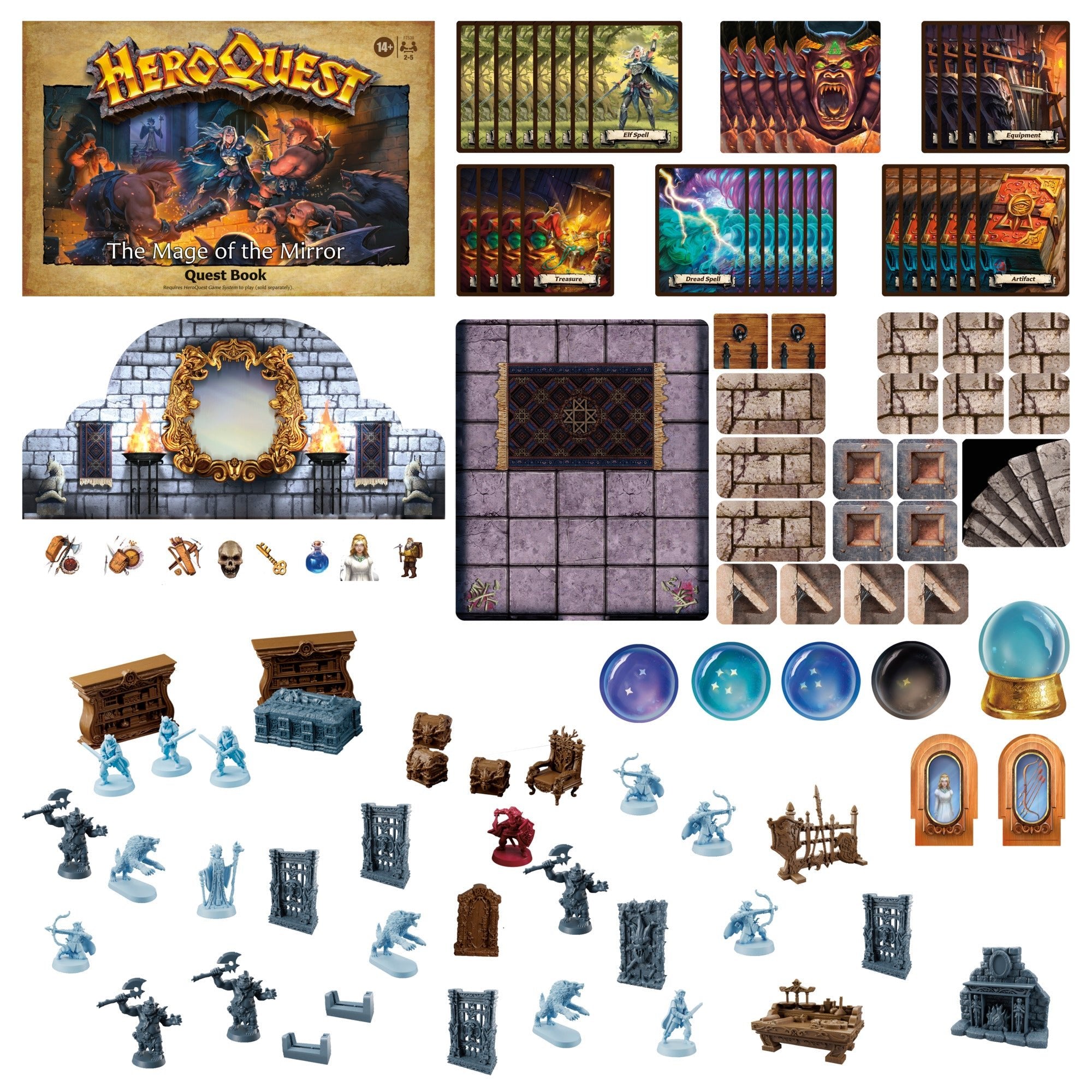 EAN 5010994202460 - Avalon Hill HeroQuest The Mage of the Mirror Quest HeroQuest The Mage of the Mirror Quest Pack Juego de m imagen 2