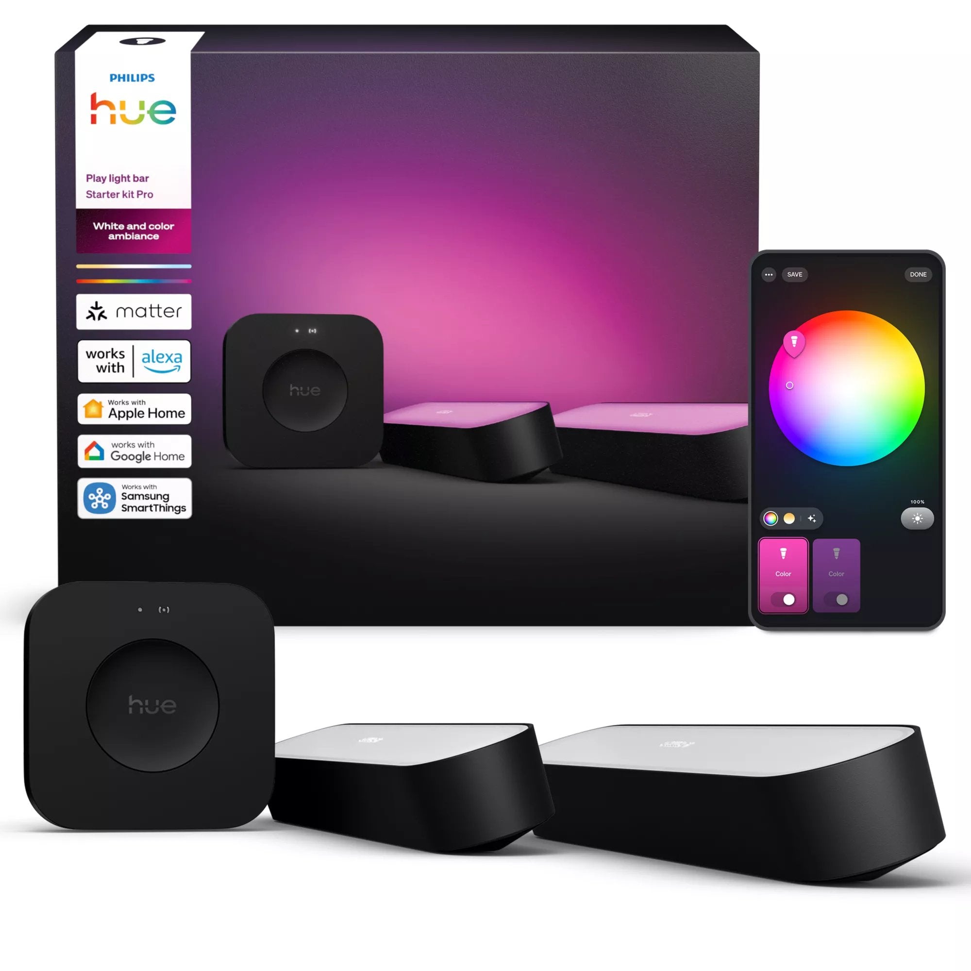 EAN 8720169389458 - Philips Hue White and Color ambiance 8720169389458 iluminación inteligente Kit de iluminación inteligente imagen 6