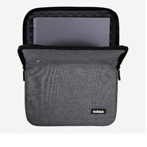 EAN 8431775035966 - Nilox NXSL13GY maletines para portátil 33,8 cm (13.3") Funda Gris imagen 3