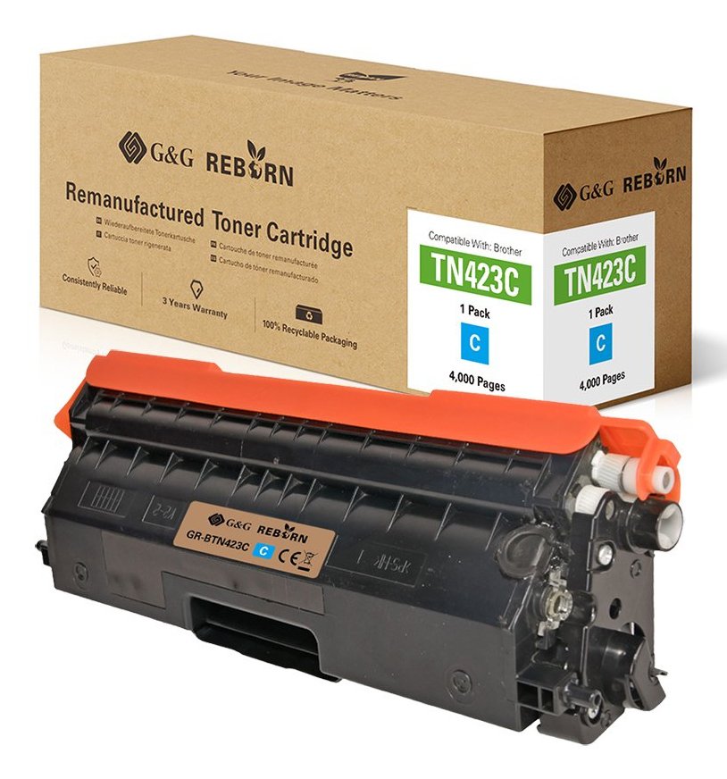 Toner G&G Reborn Compatible Con Brother Tn-423c