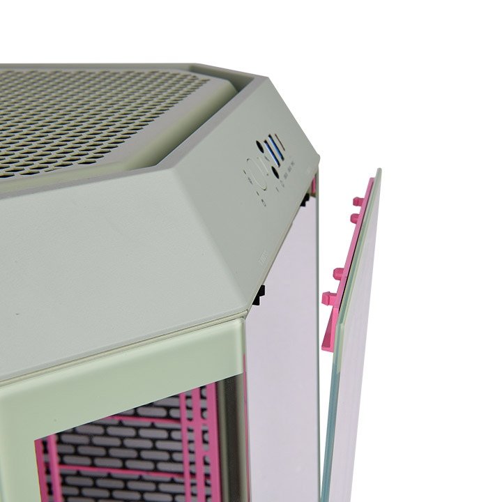 Caja Pc Thermaltake The Tower 300 Verde Claro/Rosa, Vidrio Templado Ca-1y4-00sjwn-00