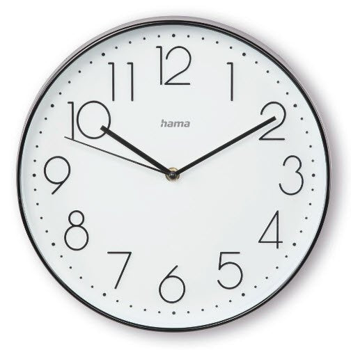 EAN 4047443517630 - Hama Corsica Reloj de cuarzo Alrededor Negro, Blanco imagen 1