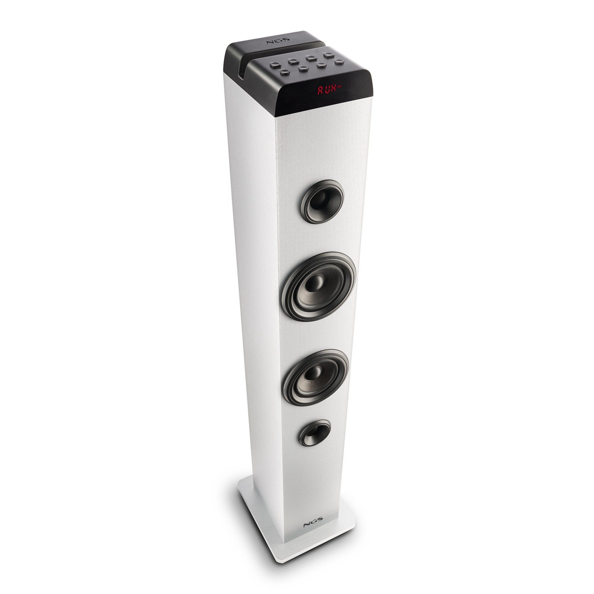 Torre De Sonido Con Bluetooth Ngs Sky Charm Pro 50w 2.0 Blanca