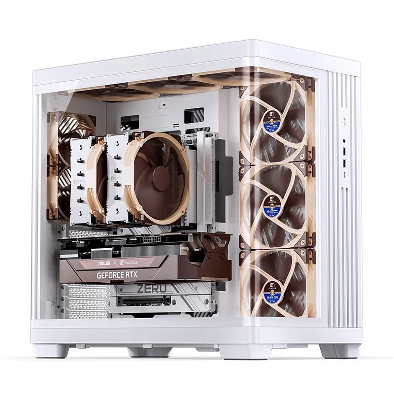 Jonsbo Tk-4 Carcasa, Midi-Tower, Atx, Tempered Glass - Blanco