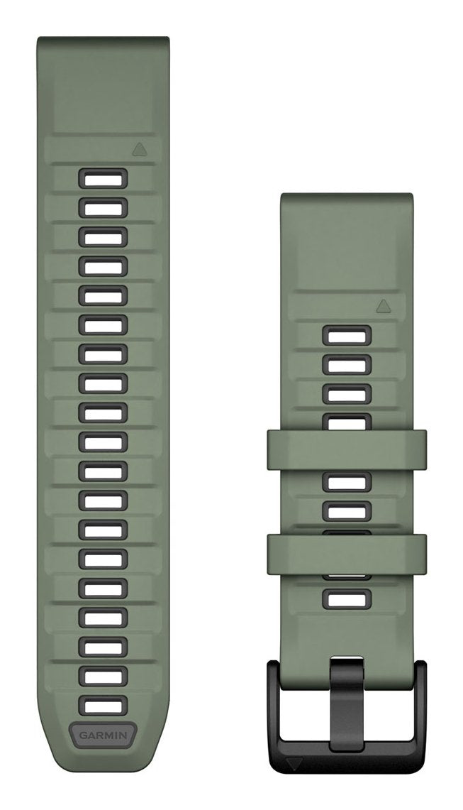 Garmin Ersatzarmband Quickfit 22mm Silikon Weidengrn Graphit