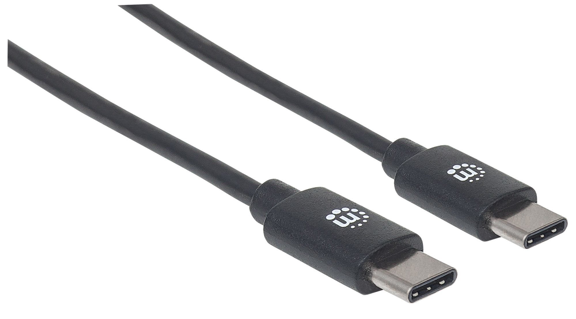 Manhattan Cable Usb 2.0 C 2m Hi-Speed Usb 2.0 Tipo C 480 Mbps 2 M Negro