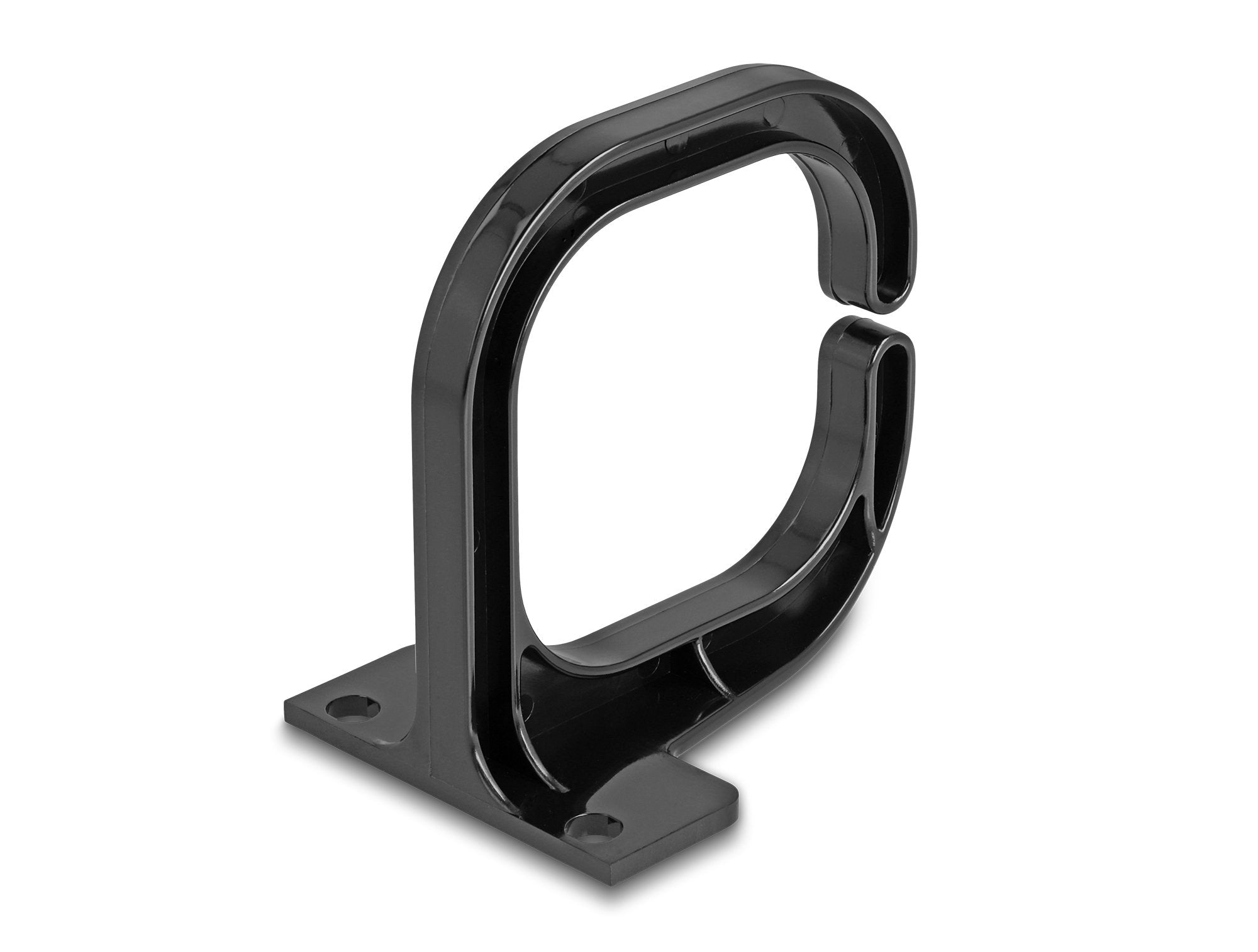 Delock Cablebügel 83 X 60 Mm Mit Montageplatte Schwarz