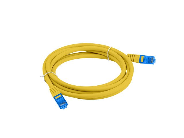 EAN 5901969424645 - Lanberg PCF6A-10CC-0050-Y cable de red Amarillo 0,5 m Cat6a S/FTP (S-STP) imagen 3