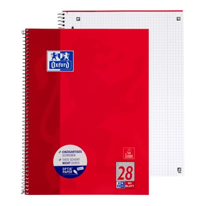 EAN 4006144921207 - Oxford 100050361 cuaderno y block A4 80 hojas Rojo imagen 8
