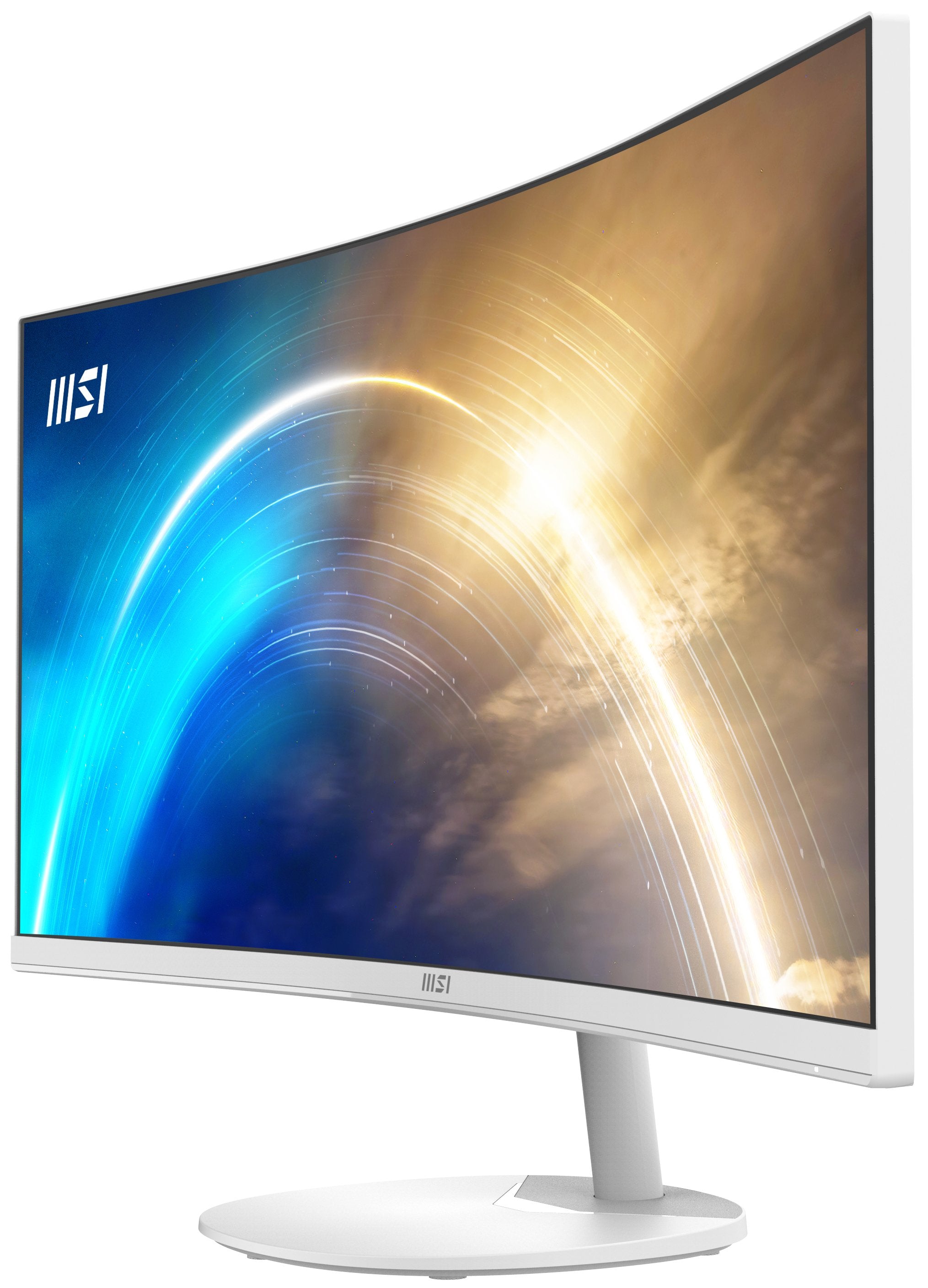 Monitor Msi Pro Mp341cqwde Led 34 " Blanco, Wqhd, Va, Curvo, Panel 100hz 9s6-3pb2ct-010