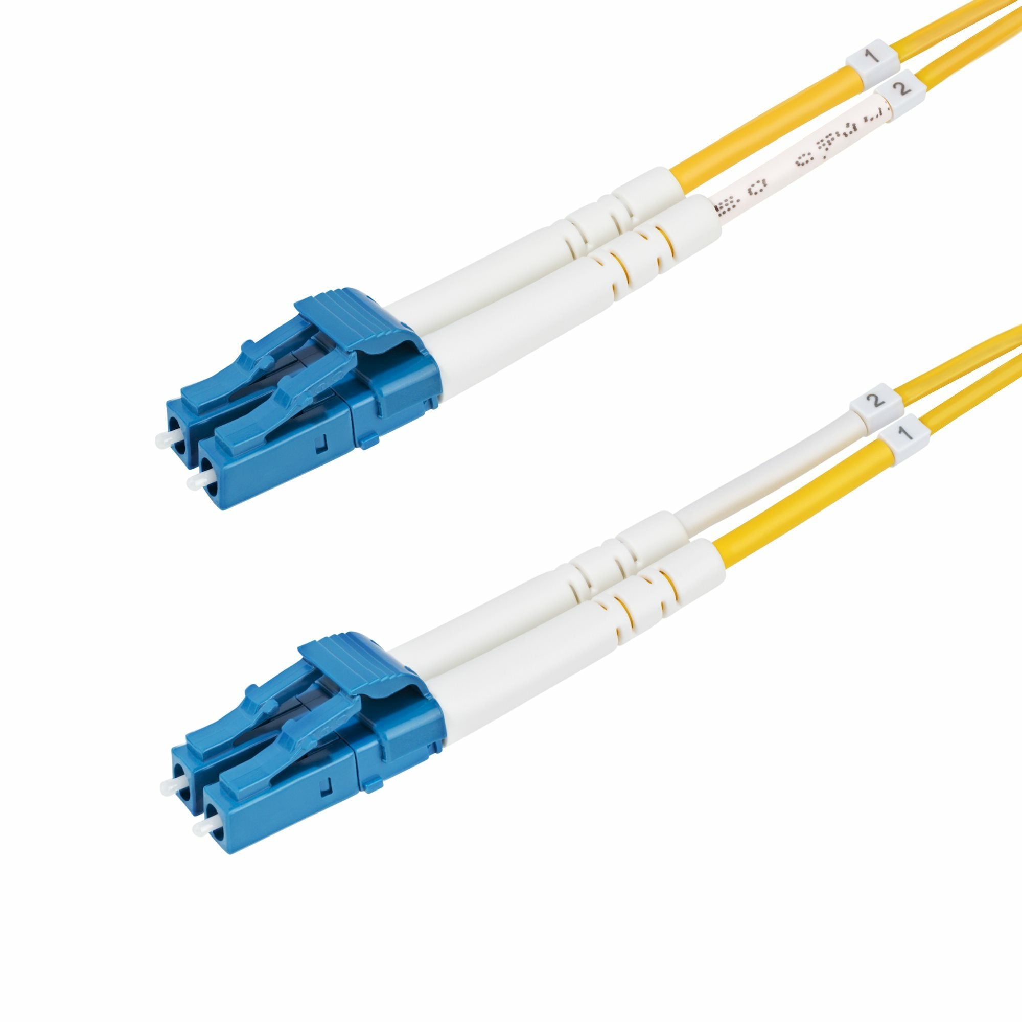 Startech.Com 1m (3.3ft) Lc To Lc (Upc) Os2 Single Mode Duplex Fiber Optic Cable 9/125?M Laser Optimized 10g Bend Insensitive Low Insertion Loss Lszh Fiber Patch Cord (Smdos2lclc1m) Cable De Interconexión Modo Simple Lc/Upc (M) A Modo Simple