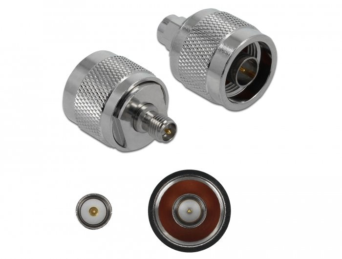 Delock 89984 Adaptador N Macho A Rp-Sma Hembra 10 Ghz