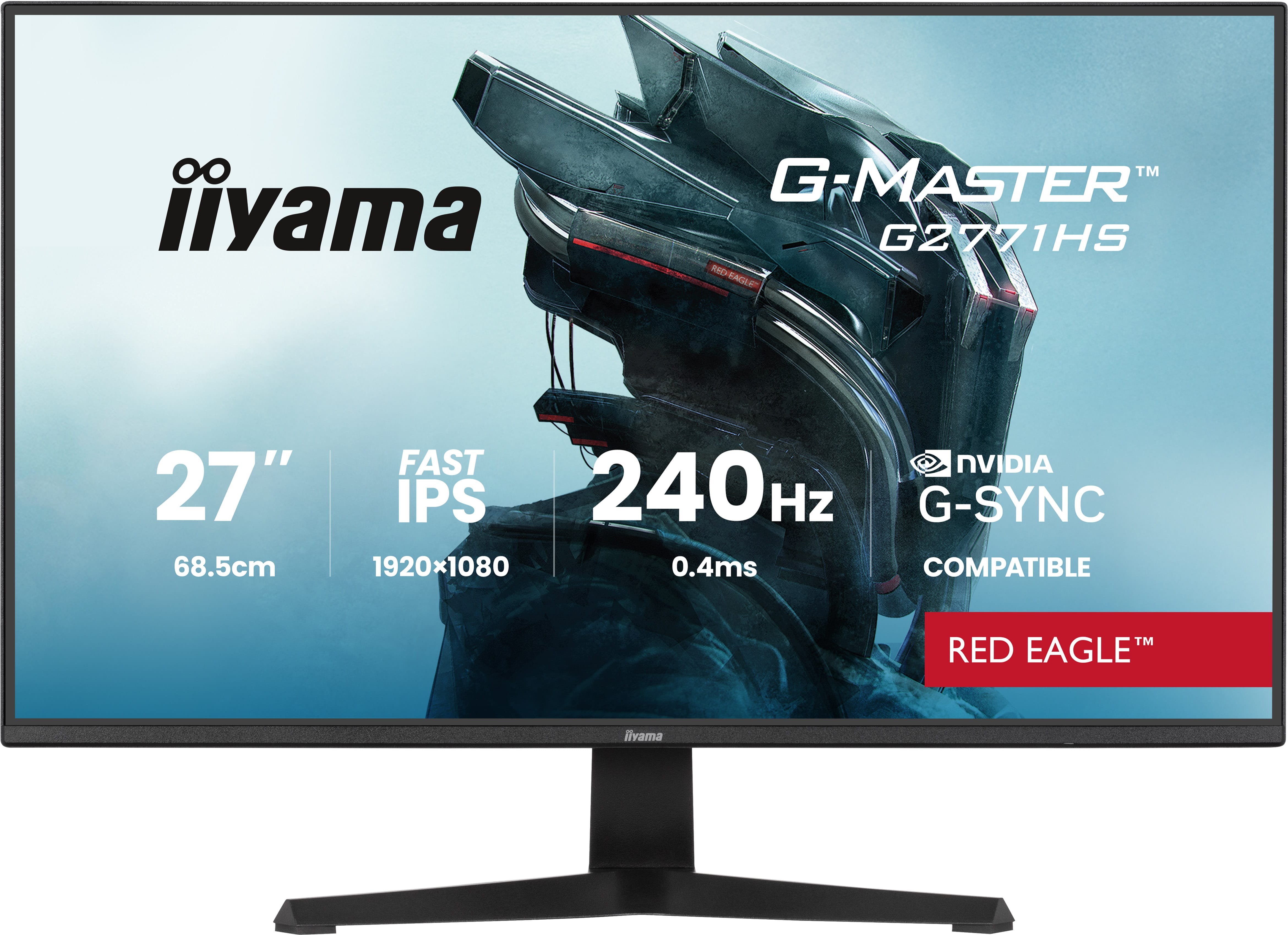 EAN 4948570126491 - iiyama G-MASTER G2771HS-B1 pantalla para PC 68,6 cm (27") 1920 x 1080 Pixeles Full HD Negro imagen 1