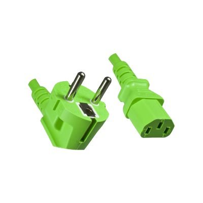 EAN 4032528017518 - LOGON TC01NC-G Verde 1,8 m Enchufe tipo F C13 acoplador imagen 1
