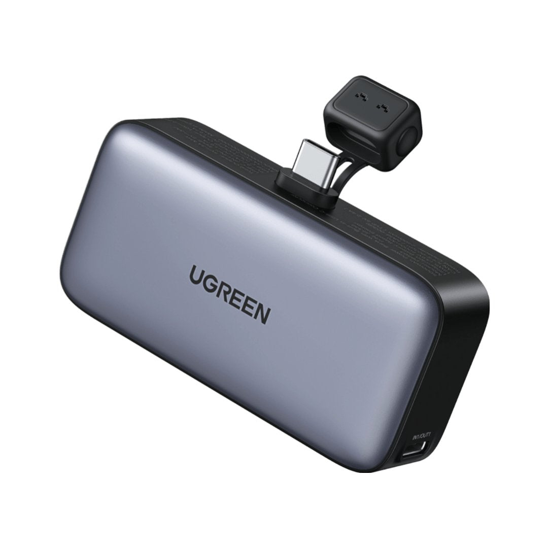 Ugreen 5000mah Power Bank With Built-In Usb-C Connector