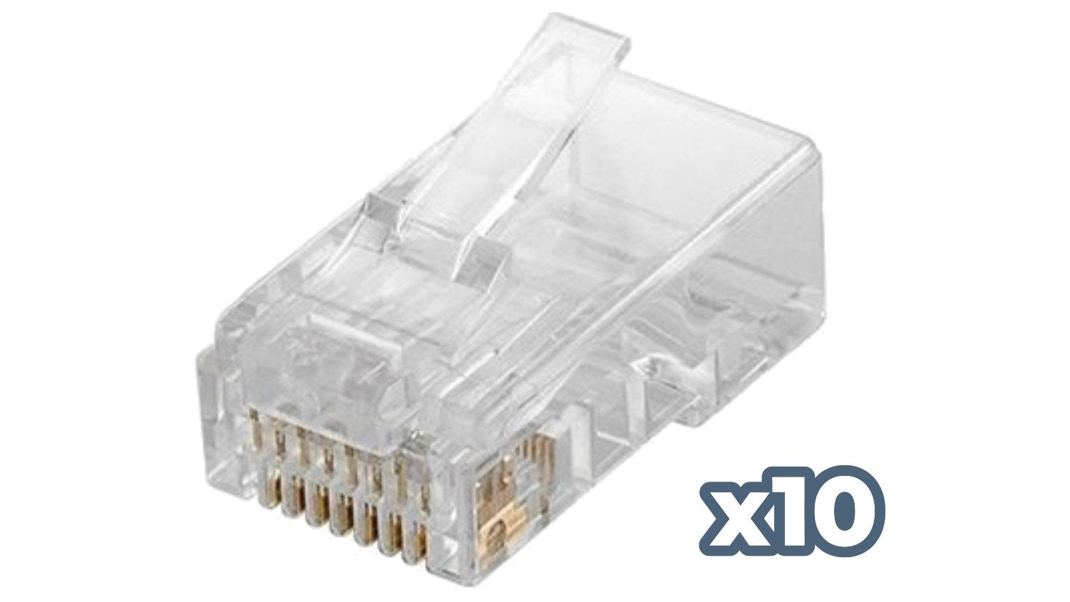 Conector Phasak Rj 45 Cat. 6 Utp (10 Unid) Phk 45c6