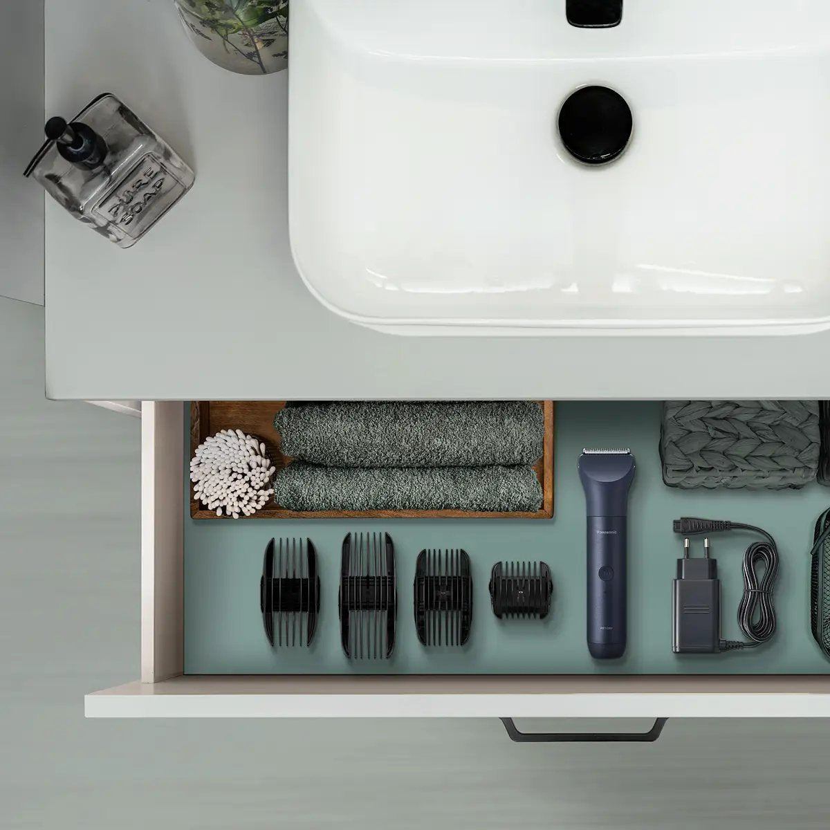 Cortapelo Personal Panasonic Er-Ckl3-A301, Negro