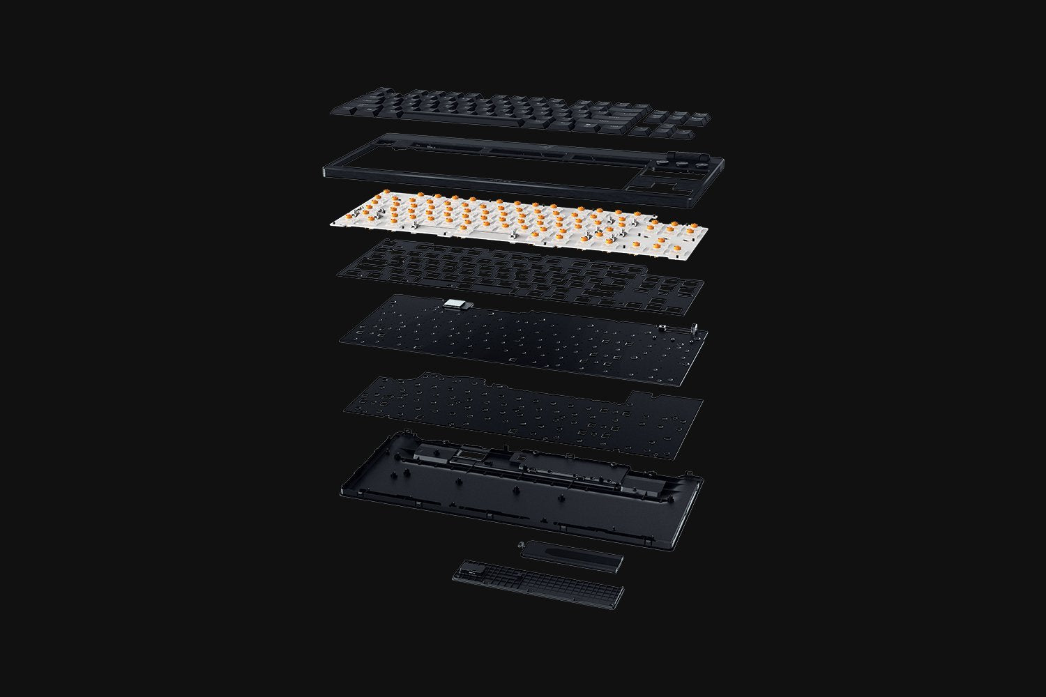 EAN 8887910073773 - Razer BlackWidow V4 Low-Profile Tenkeyless HyperSpeed teclado Juego USB + RF Wireless + Bluetooth QWERTY imagen 5