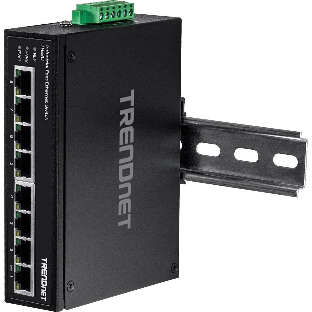EAN 0710931161762 - Trendnet TI-E80 switch No administrado Fast Ethernet (10/100) Negro imagen 4