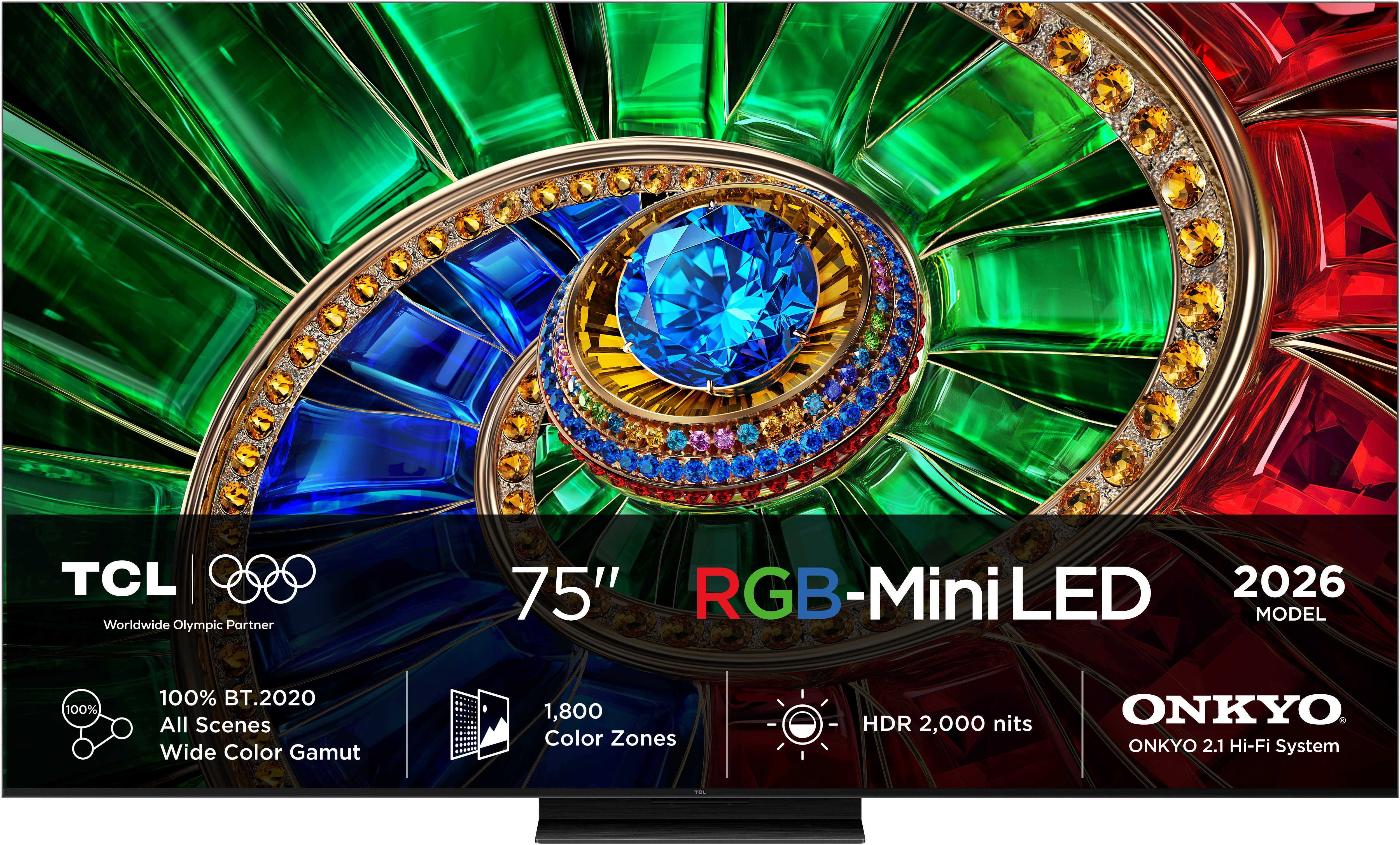 EAN 5901292529987 - TCL RM7L 75RM7L Televisor 190,5 cm (75") 4K Ultra HD Smart TV Wifi Negro 2000 cd / m² imagen 1