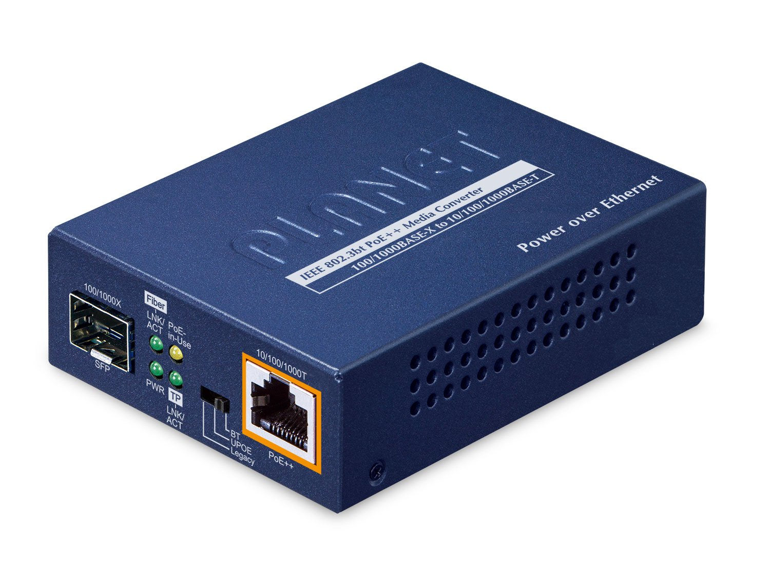 EAN 4711605287081 - PLANET 1-Port 100/1000X SFP to convertidor de medio 1000 Mbit/s Azul imagen 1