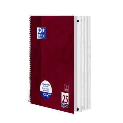 EAN 4006144946224 - Oxford 100050355 cuaderno y block A4 80 hojas Burdeos imagen 7