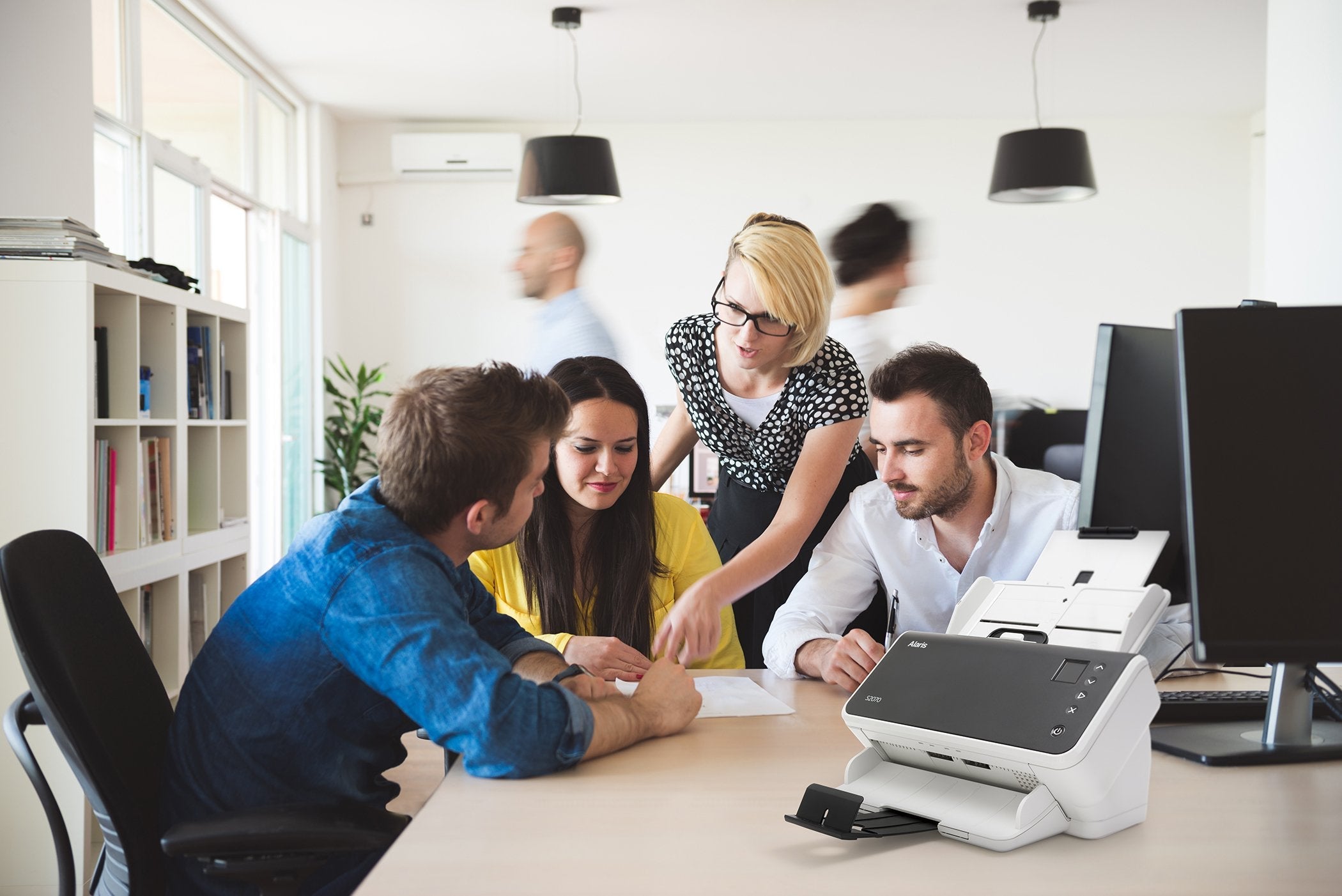 Kodak S2070 600 X 600 Dpi Escáner Con Alimentador Automático De Documentos (Adf) Negro, Blanco A4