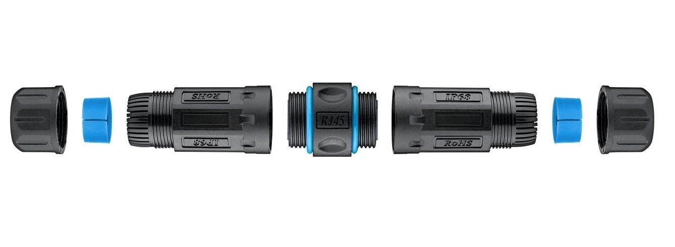 Adaptador Cat.6a 2xrj45 Hembra-Hembra Stp Industrial Ip67 Goobay