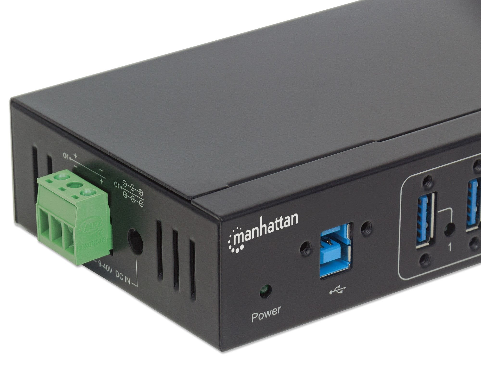 EAN 0766623164405 - Manhattan 164405 hub de interfaz USB 3.2 Gen 1 (3.1 Gen 1) Type-B 5000 Mbit/s Negro imagen 7