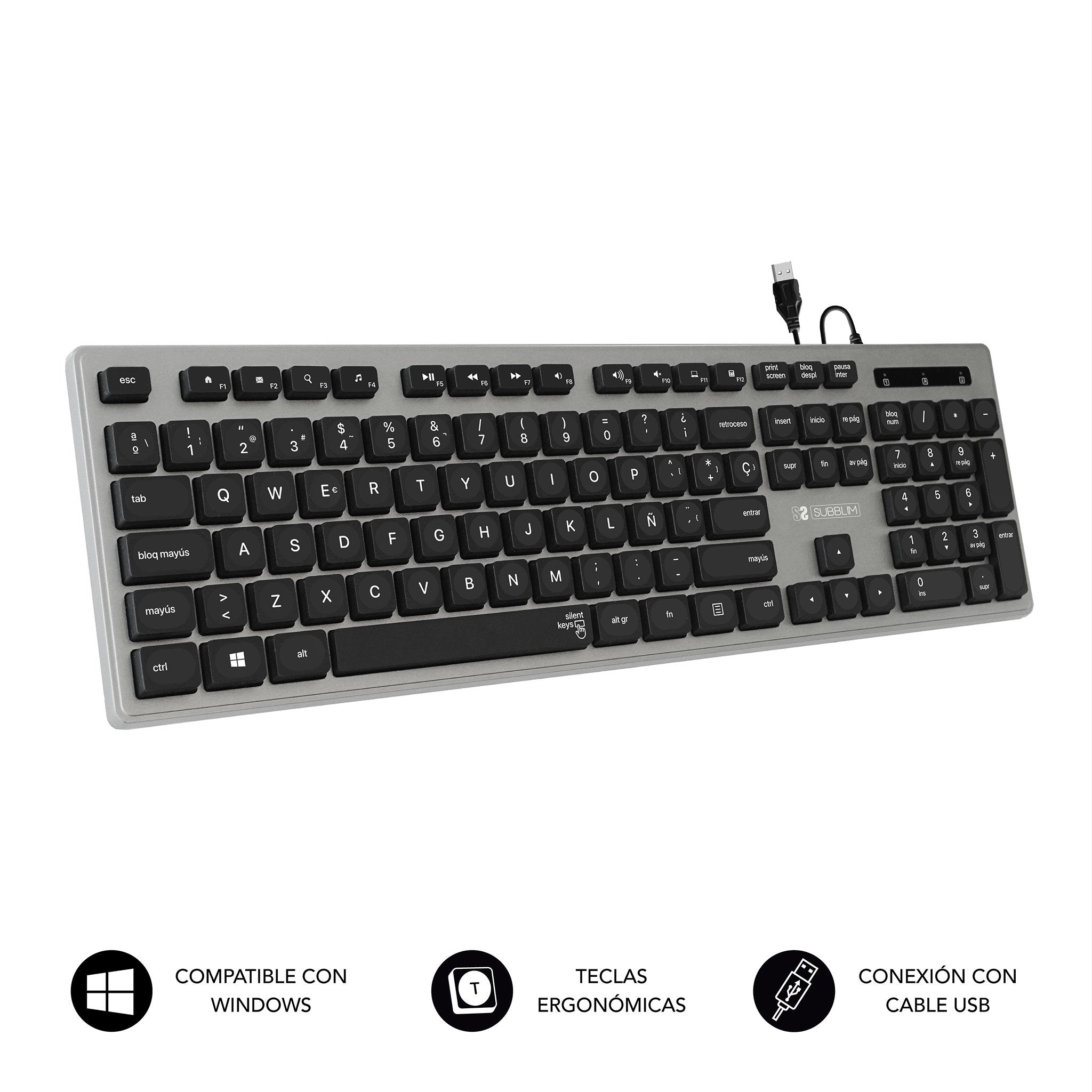 EAN 8436586741891 - SUBBLIM SUBKBC-0EKE10 teclado imagen 2