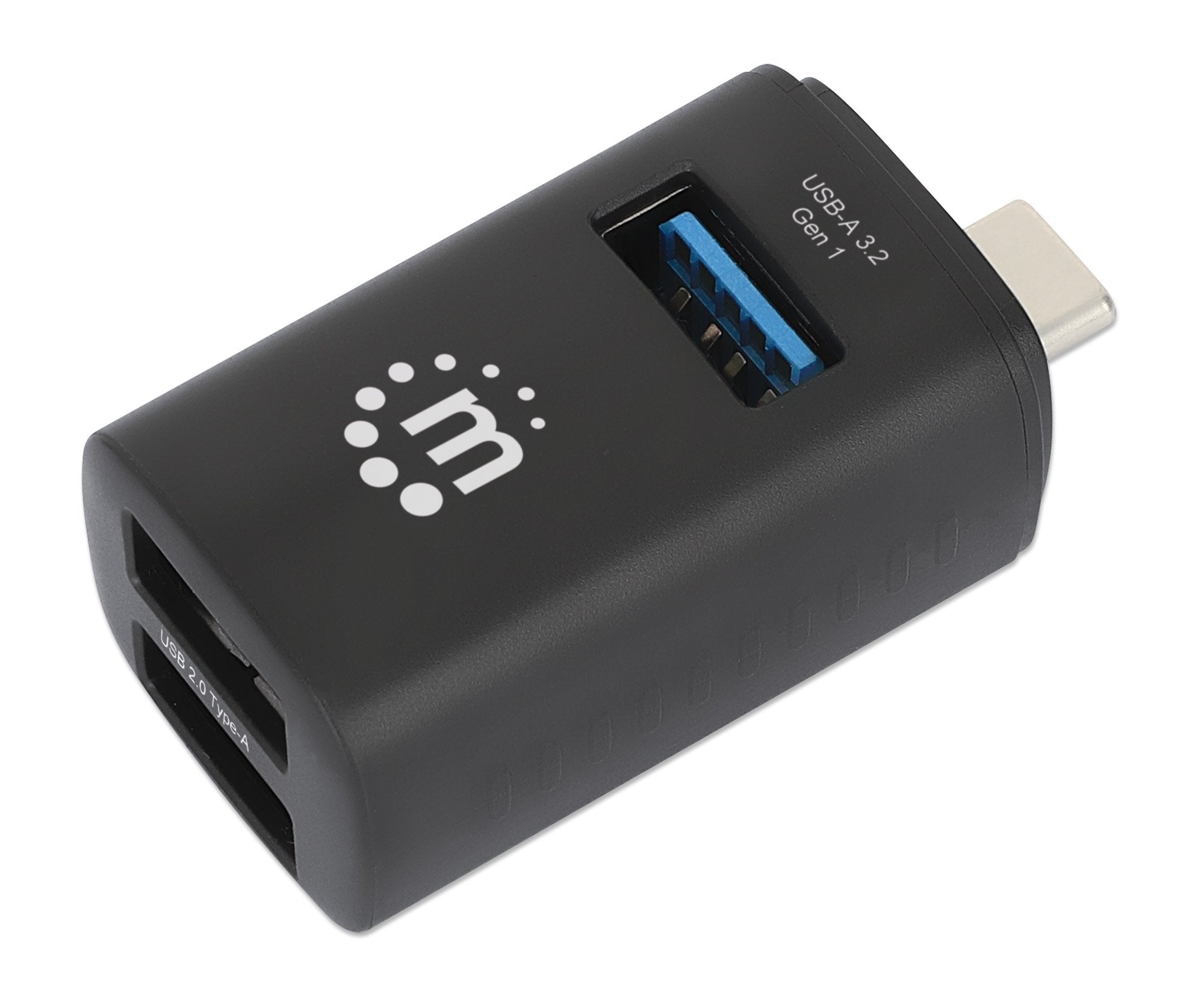 Hub Manhattan 180993 De Interfaz Usb 3.2 Gen 1 (3.1 Gen 1) Type-C 5000 Mbit/S Negro