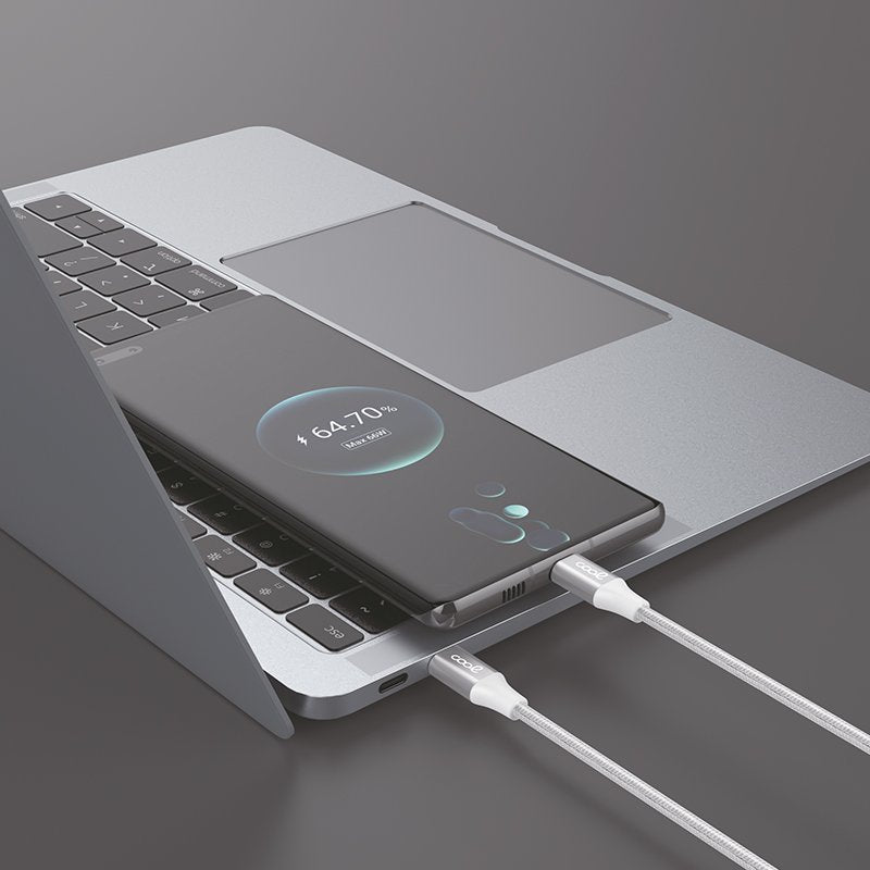 Cable Cool Usb-C A Usb-C 1,2m N Nylon White