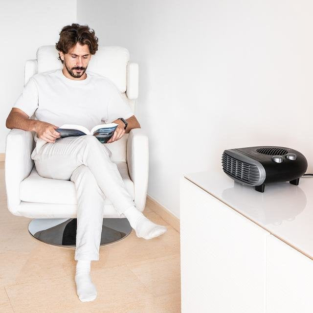 EAN 8435484082501 - Cecotec 08250 calefactor eléctrico Interior Negro, Gris 2000 W Ventilador sin aspas para el hogar imagen 7