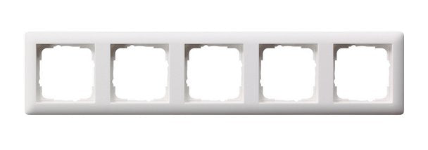 Gira - Standard 55 - Rahmen 5-Fach *Reinweiss Seidenmatt*