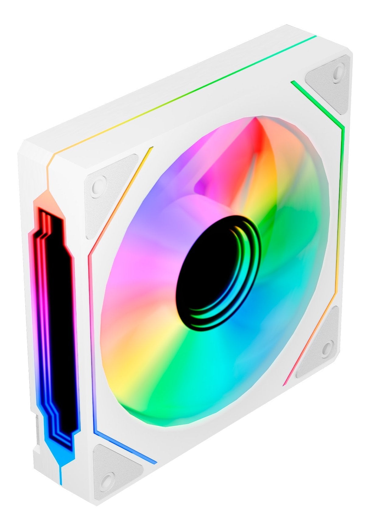 Ventilador Interno Abysm Arclight 3.0 Argb White Pwm