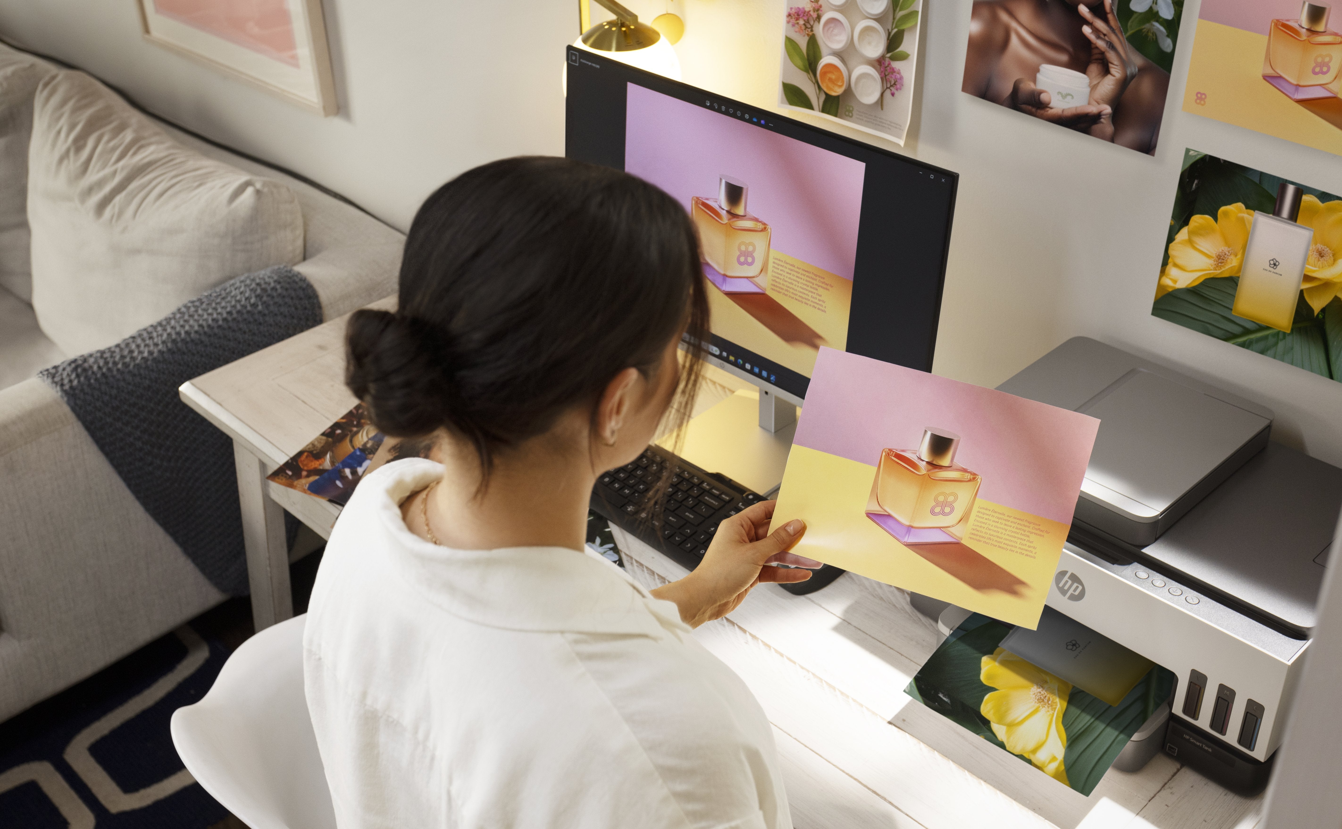 Multifunción Recargable Hp Smart Tank 7305 Wifi Dúplex Blanca