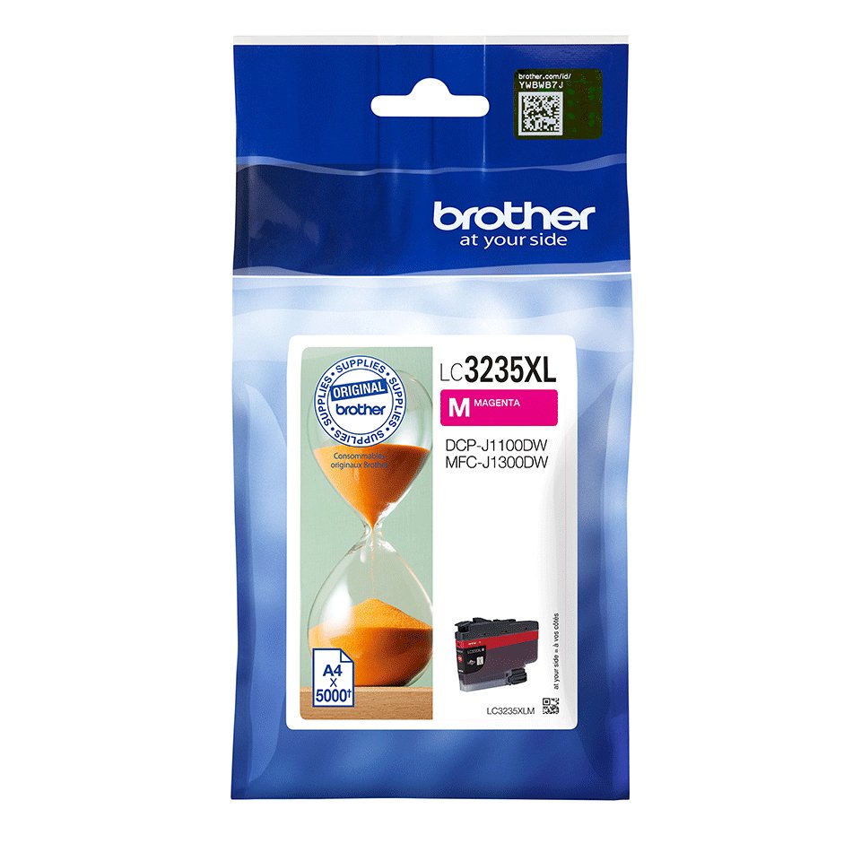 EAN 4977766787222 - Brother LC3235XLM cartucho de tinta 1 pieza(s) Original Alto rendimiento (XL) Magenta imagen 1