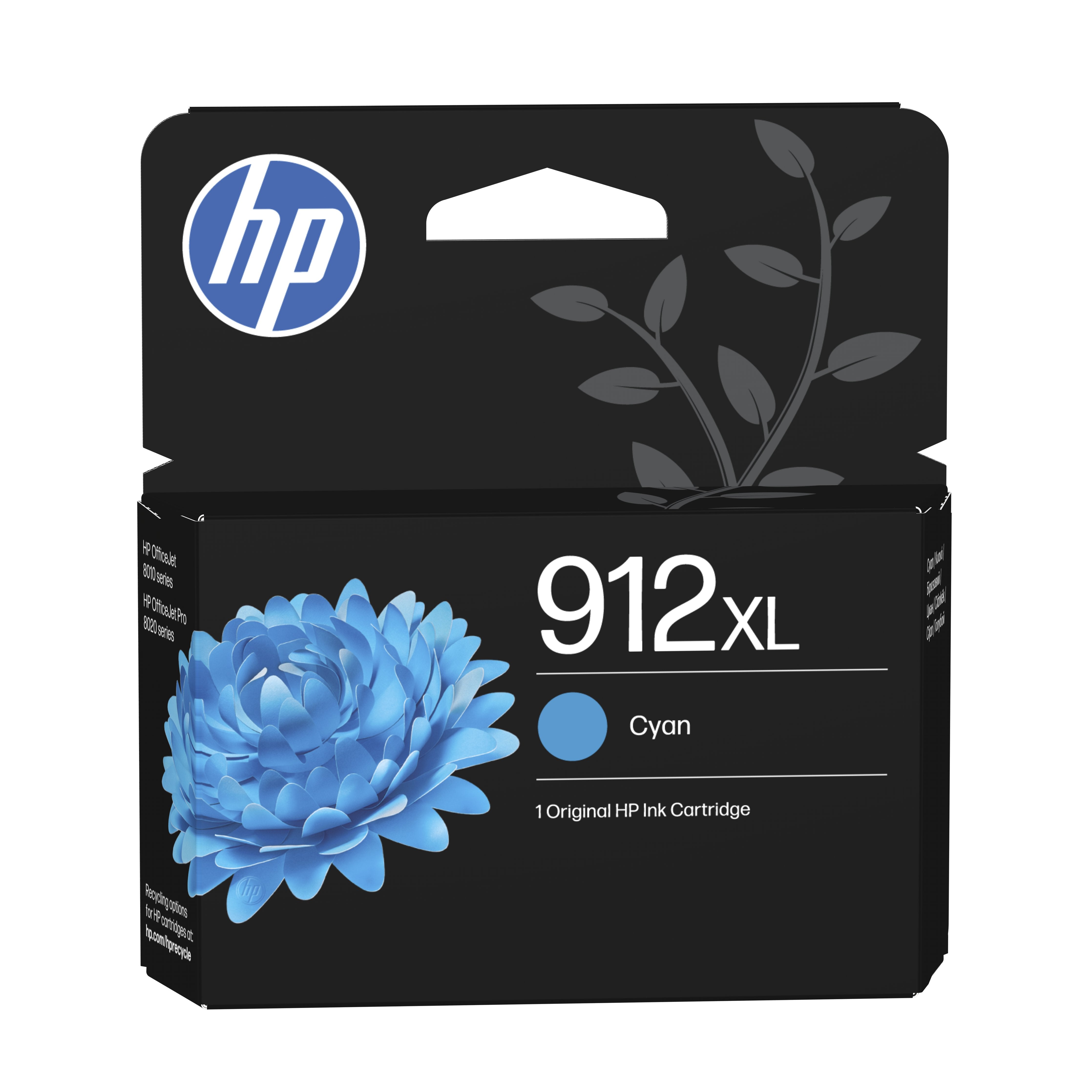 Hp 912xl - 8.5 Ml - Alto Rendimiento - Cian