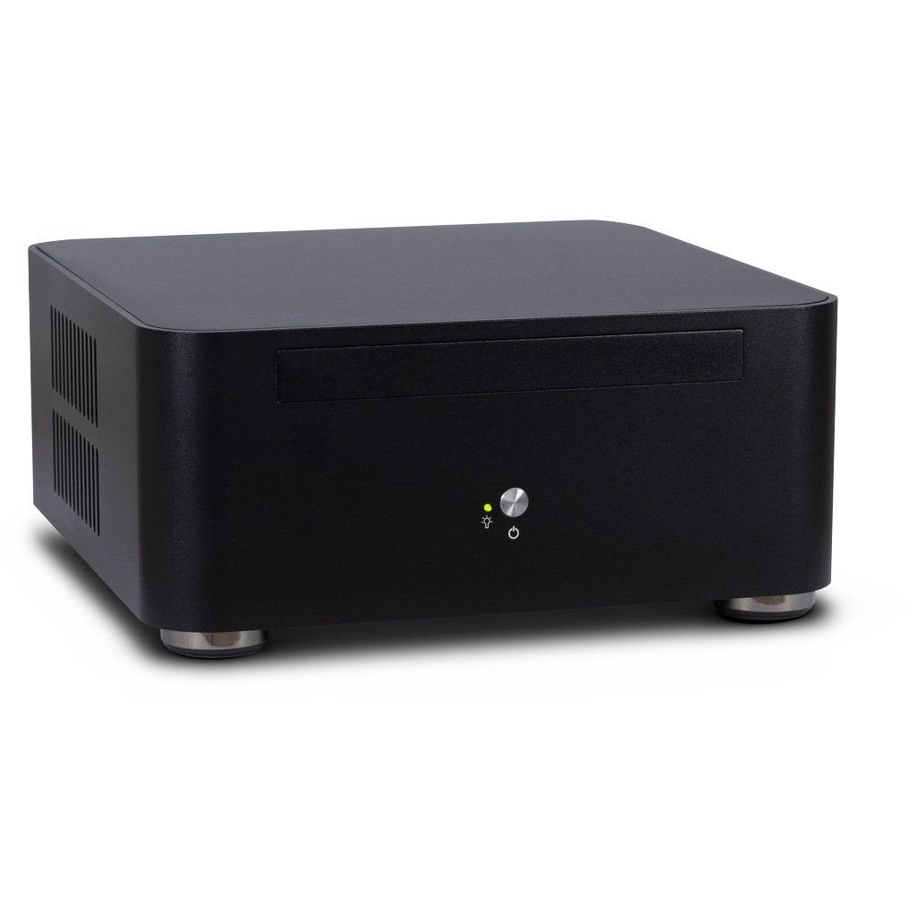 Inter-Tech Itx A80s Mini Tower Negro 60 W, Caja Htpc Negro, Mini Tower, Pc, Negro, Itx, Aluminio, 4 Cm