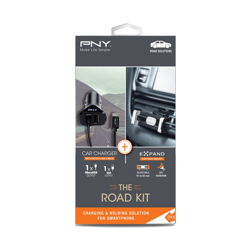 EAN 3536403352967 - PNY B-HVEEXK1/PDCUUK1-RB cargador de dispositivo móvil Smartphone Negro Encendedor de cigarrillos Auto imagen 4