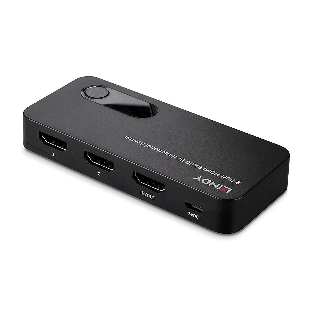 Lindy 2 Port Hdmi 8k60 Bidireccional Switch