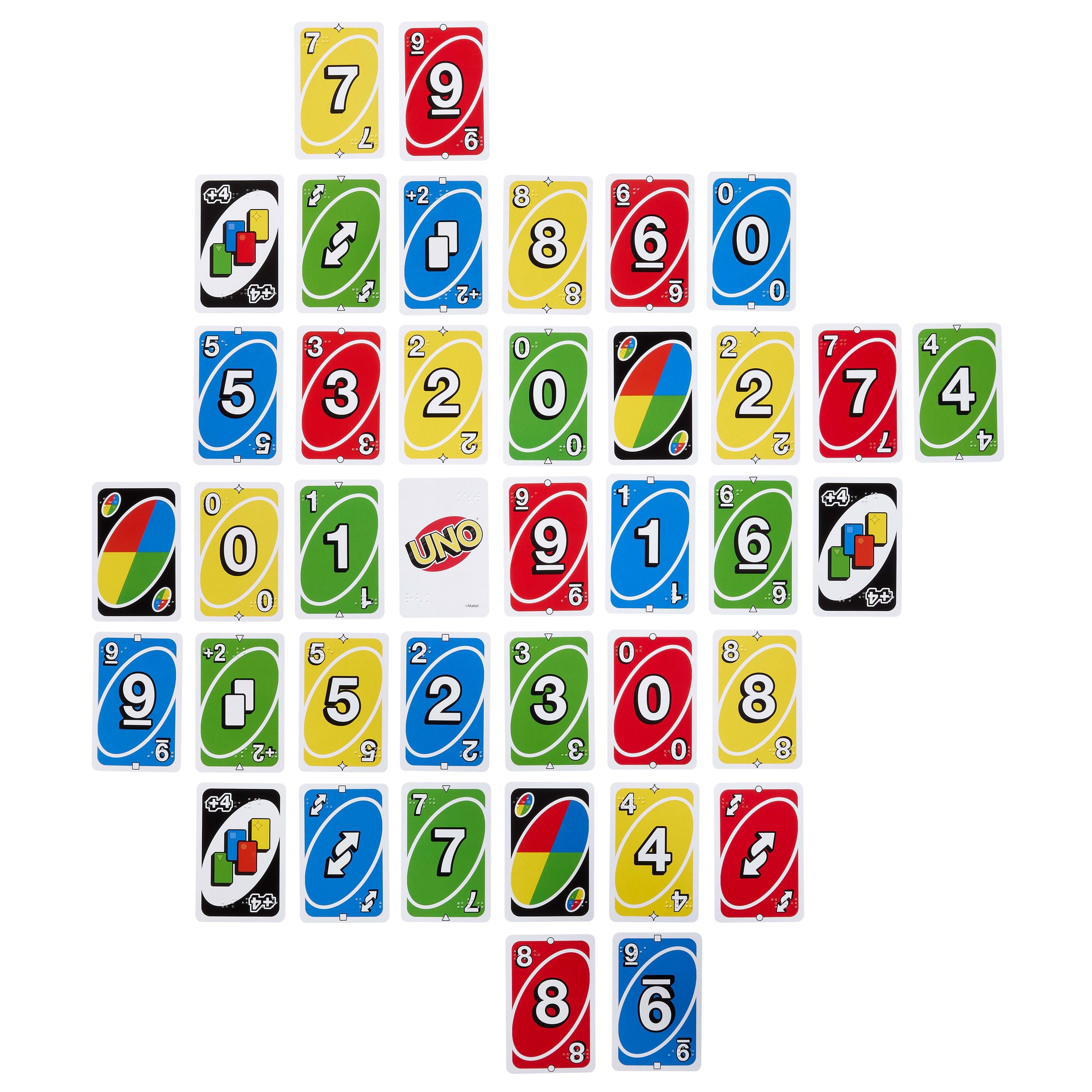 EAN 0194735379408 - Games UNO Braille Juego De Cartas Perder las cartas imagen 3