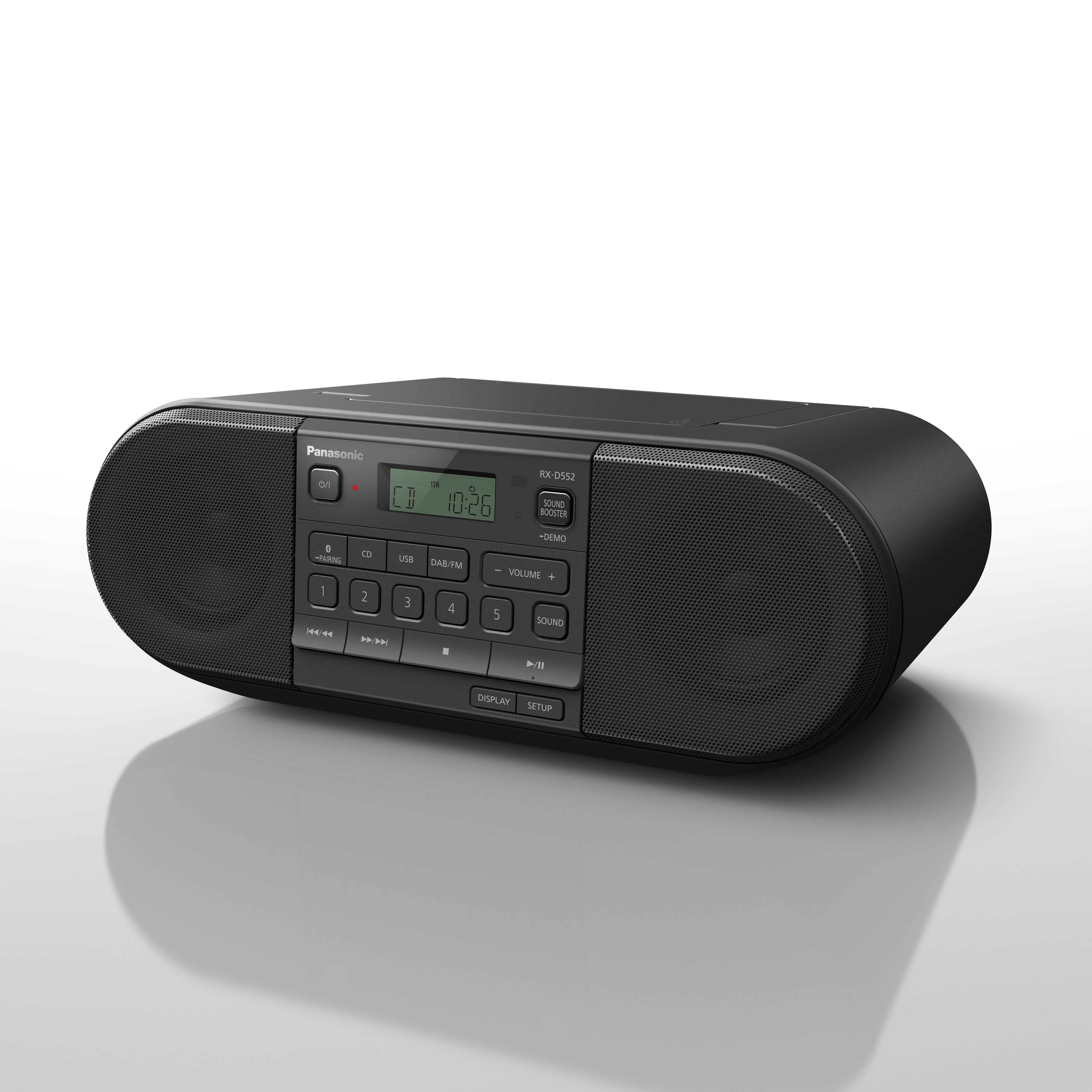 EAN 5025232915262 - Panasonic RX-D552 Digital 20 W DAB, DAB+, FM Negro Reproducción MP3 imagen 5